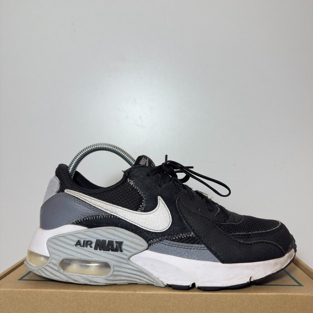 Nike Air Max Excee Mens Size 7 Black White Gray Casual Air Bubble Sneakers Shoes